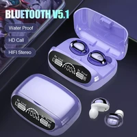 2022 new bluetooth headphone v5 1 wireless tws earphone touch control earbuds hd call headset stereo noise reduction bass 3500ma