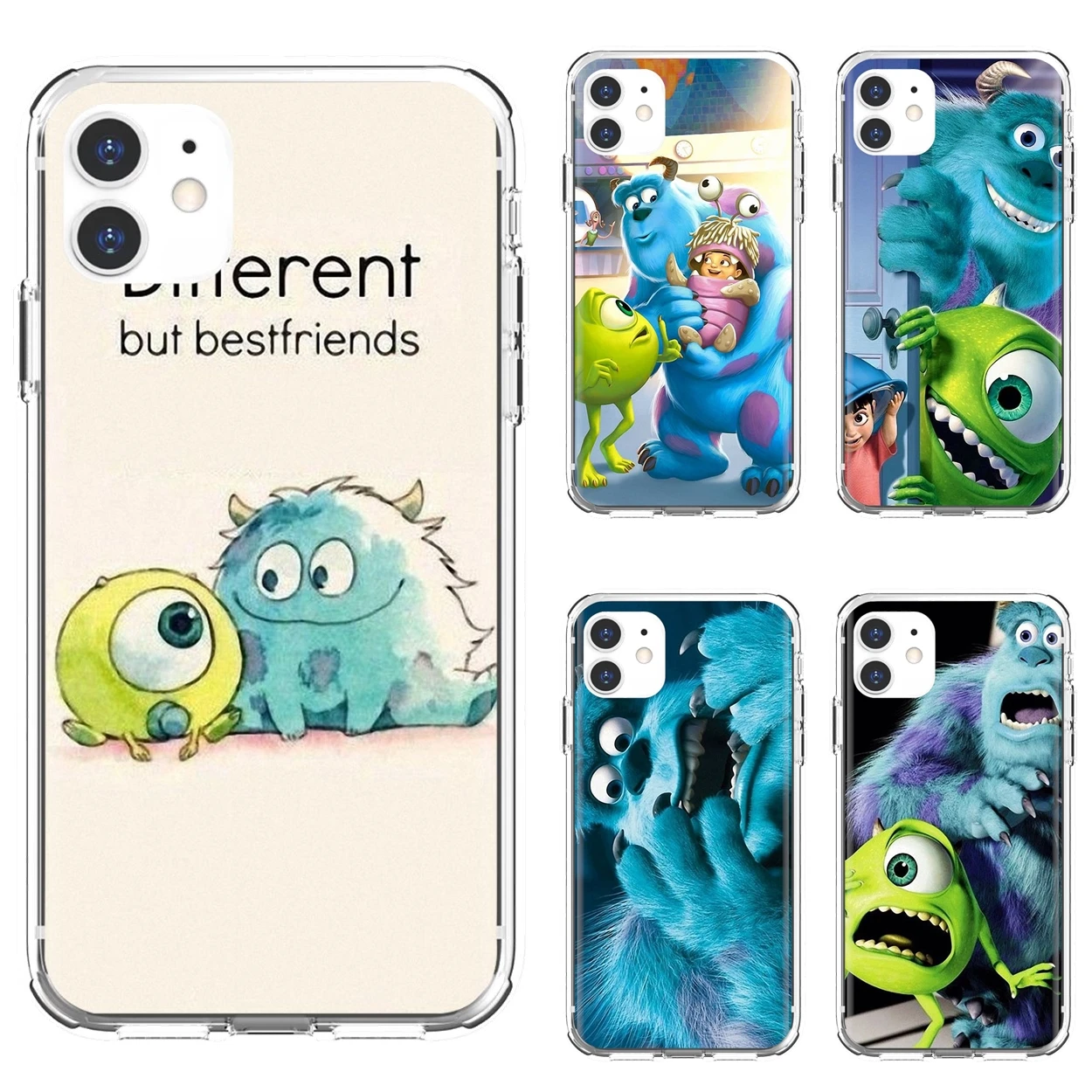 Чехол из ТПУ для ZTE Blade A910 A610 A530 A510 Oneplus One plus 3T 5T 6T 6 7 8 7T Pro Monsters-Sulley-University-Tiger |