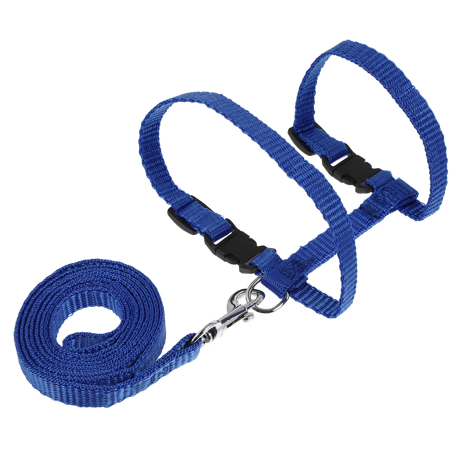 

Adjustable Rabbit Walking Running Harness Leash Supplies (Sky-blue)