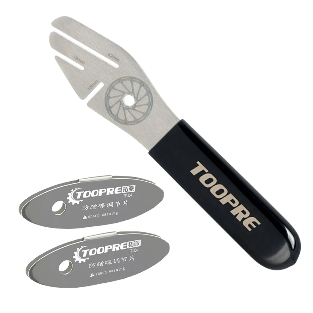 

Mountain Bicycle Disc Brake Rotor Alignment Truing Tools with Disc Brake Pads Spacer MTB Road Bike Repair Tool Correction Wrench