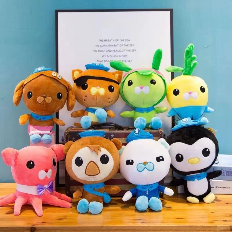 

Octonauts Plush Toy Barnacles Peso Kwazii Tweak Vegimal Dashi Stuffed Dolls Plushie Animals Sofa Car Decor Pillows Kids Gifts