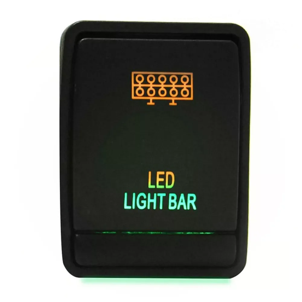 

LED Car Push Switch Bar Black For Driving Light For Nissan For Spot Light