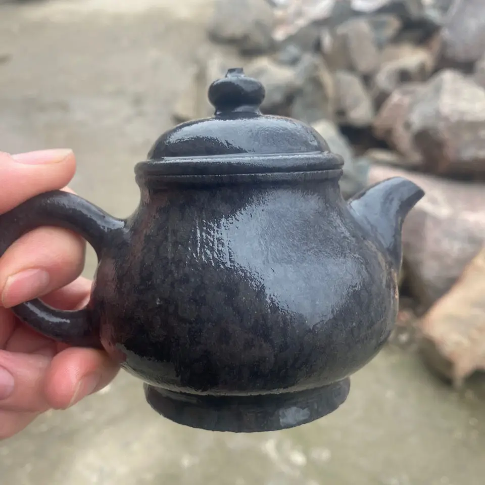 

Tillite Teapots Natural Stone Health Gongfu Teaware Chinese Tea Ceremony Tillite Jades Tea Kettle Kung Fu Teaset