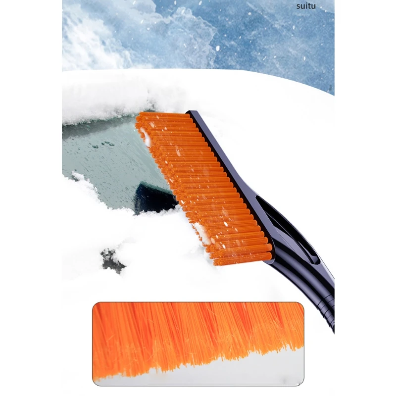 Stretchable Plastic Scraper Squeegee Water Remover Tool for Car Front Wndshield