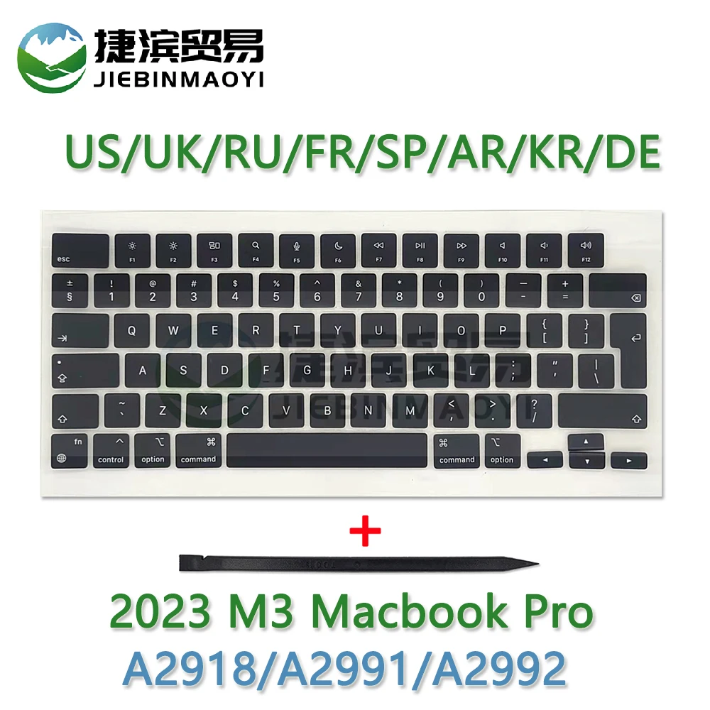 Клавиши для ноутбука A2918 A2991 A2992 клавиши-колпачки клавиш MacBook Pro M3 Max 14 &quot16&quot замена