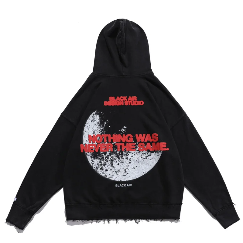 

Hip Hop Streetwear Oversized Hoodie Letter Planet Printed Gothic Vintage Hoodies Autumn Harajuku Vintage Hooded Sweatshirts