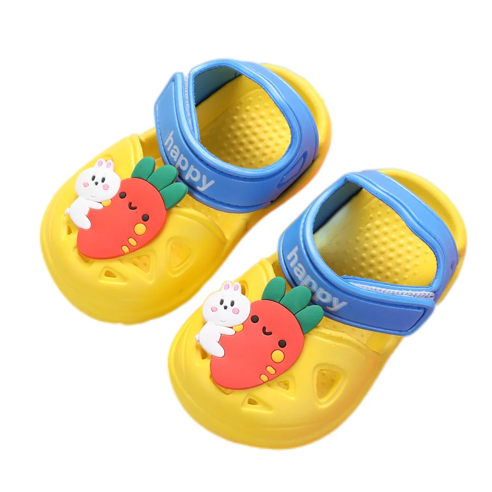 

Summer New Children's Sandals Toddler Shoes Beach Shoes Soft Soles Non-slip Boys Girls Flip-flop Sandals Cute Kids Slippers
