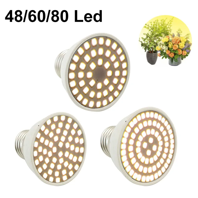 E27 Bulbs Indoor Full Spectrum Phytolamp Growbox Sunlight Greenhouse Box Grow Tent