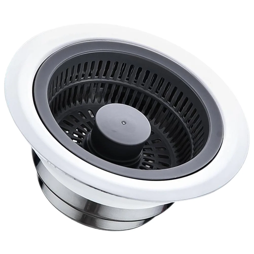 

Strainer Stainless Steel Sink Filter Drain Catcher Dish Basin Kitchen Basket Hair Catchers Stopper