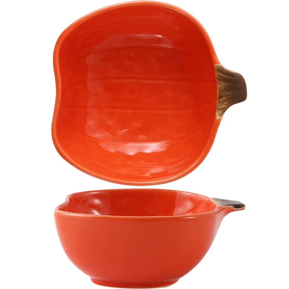 

Pumpkin Sauce Dishes Plates Dipping Bowl Ceramicplate Dish Container Serving Appetizer Bowls Dinner Vinegar Porcelain Dessert