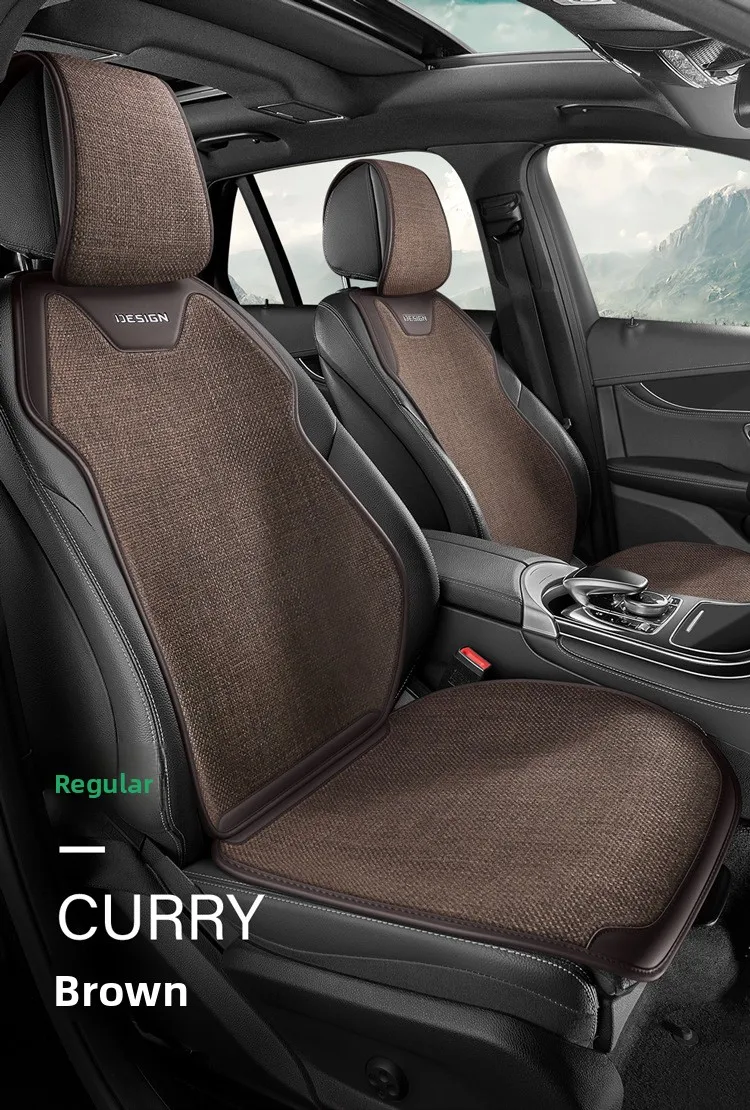 

Универсальный чехол на автомобильное сиденье, четырехсезонный автомобильный льняной дышащий противоскользящий чехол для автомобильных сидений, защитный чехол для автомобильных сидений