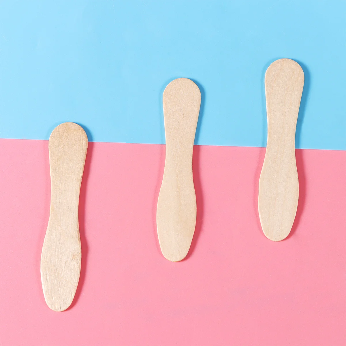 

Spoons Wooden Mini Ice Tasting Cream Spoon Disposable Dessert Wood Sticks Stick Craft Cutlery Sampling Sugartaster Scrub