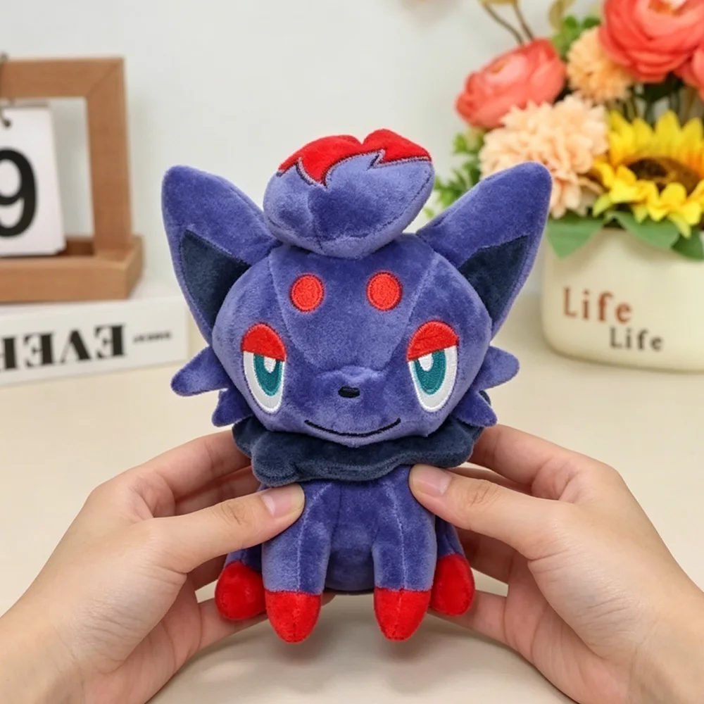 Фото Плюшевая игрушка Pokemon: Ошавотт, Катери, Сколипед, Зоруа, Чикорита, Лугия, Шинкс, Зигард Кор, 10-25 см, аниме-кукла, подарок на день рождения №2