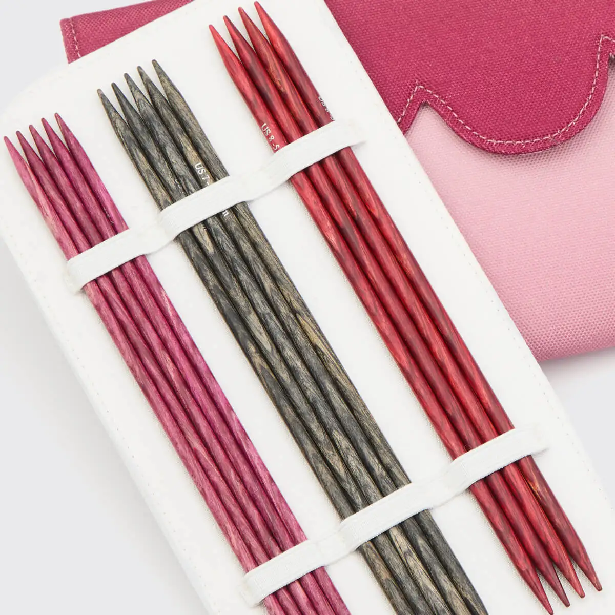 Набор из двух заостренных игл с трикотажным рисунком Dreamz 15/20 см