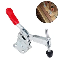 2pcs gh 201bhb toggle clamp push pull horizontal clamp quick release 90kg vertical anti slip woodworking assembly welding fixing