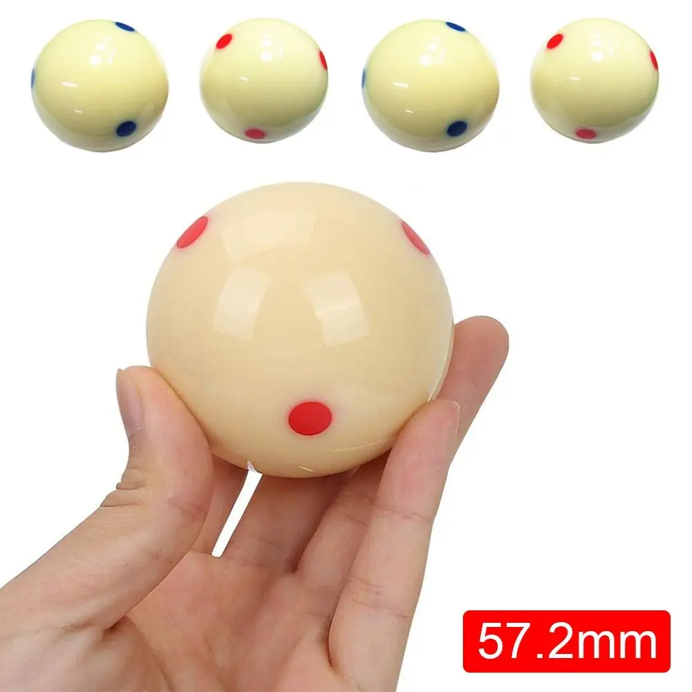 

Красный синий точечный бильярдный мяч, прочный строительный Американский тренировочный мяч для головы, 57,2 мм, тренировочный бильярдный мяч для матери