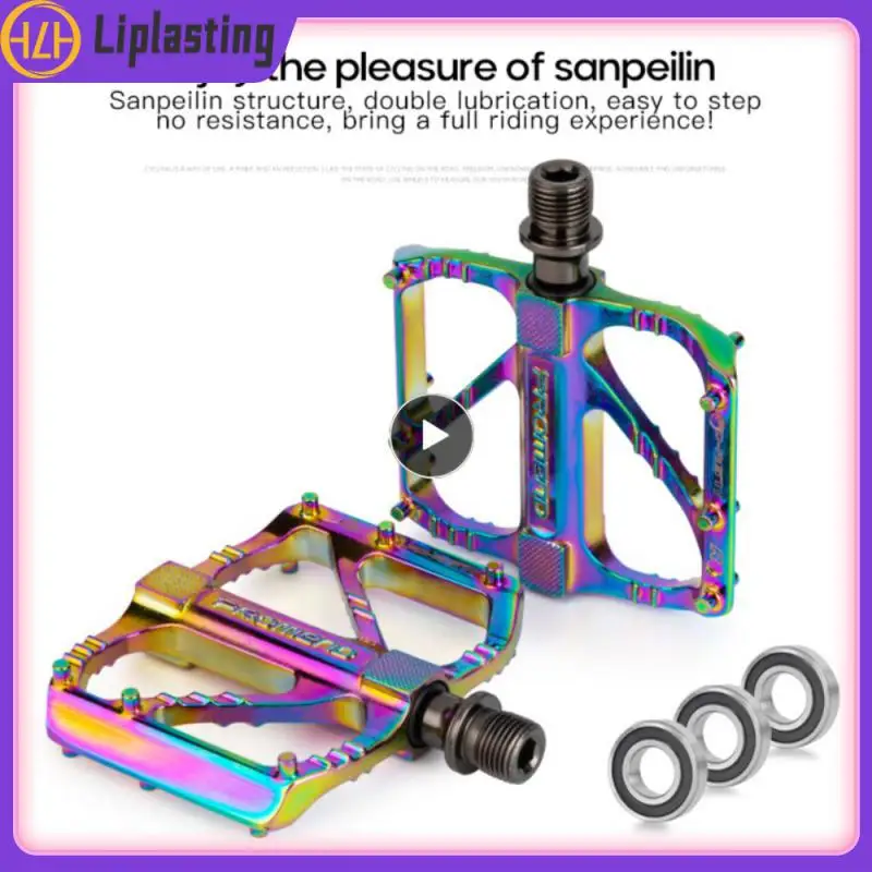 

PROMEND Ultralight 3 Bearings Bicycle Bike Pedals Cycling Road Mtb Pedals Flat Platform Bicycle Parts Bicicleta Bike Pedals