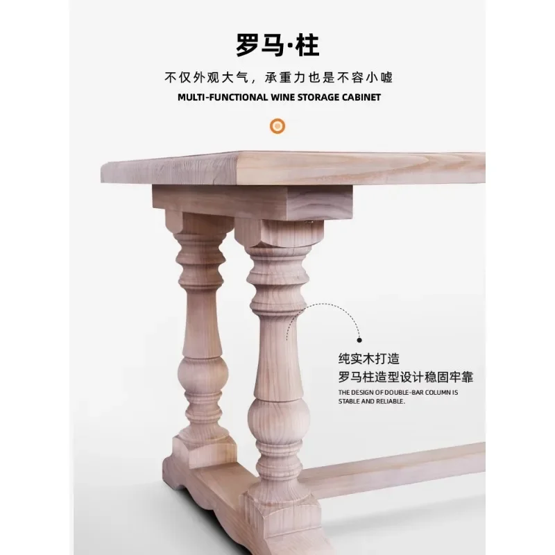 Американский деревенский обеденный стол из цельной древесины домашний для