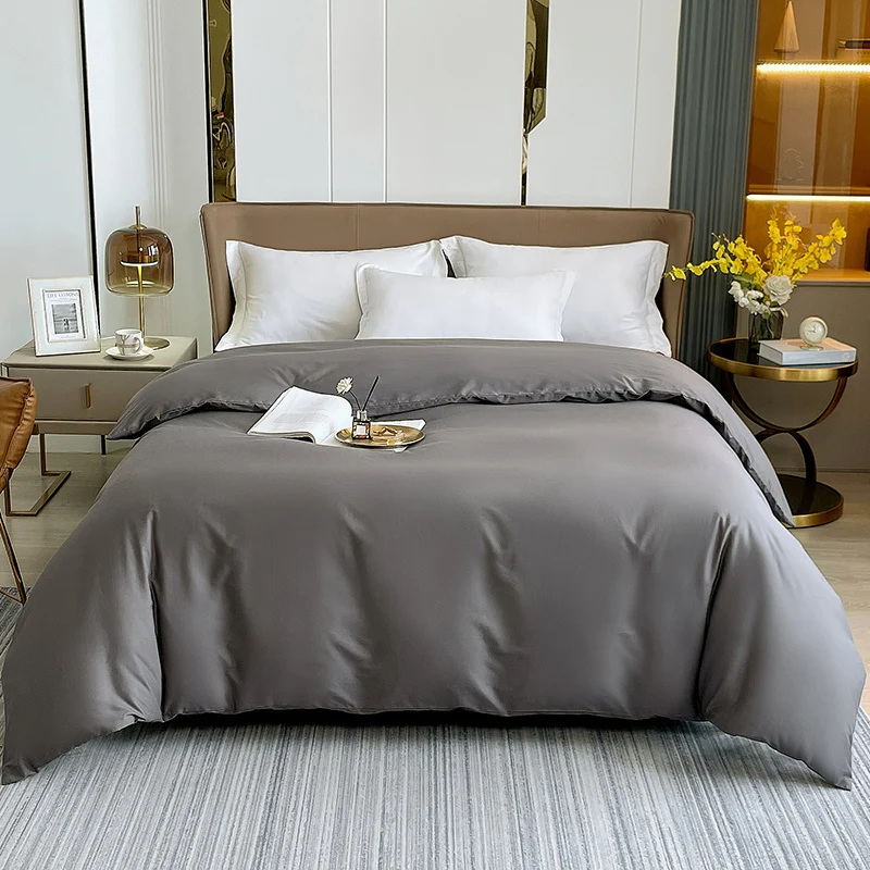 

Duvet Cover Solid Color Quilt Cover King Size Comforter Cover High Quality White Bedding Cover 220x240