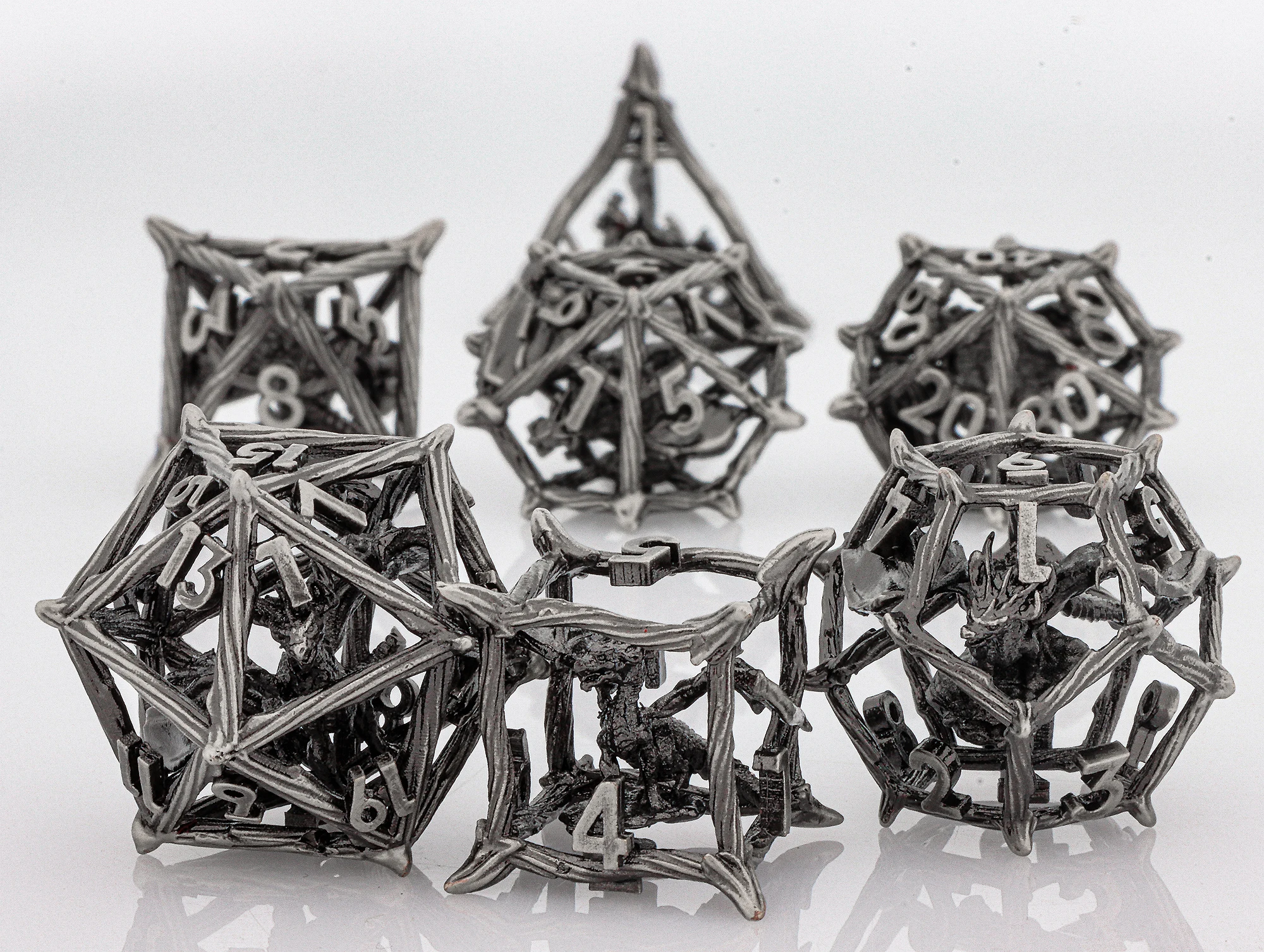 Новые кости полый Дракон D &amp для подземей и драконов металлические набор