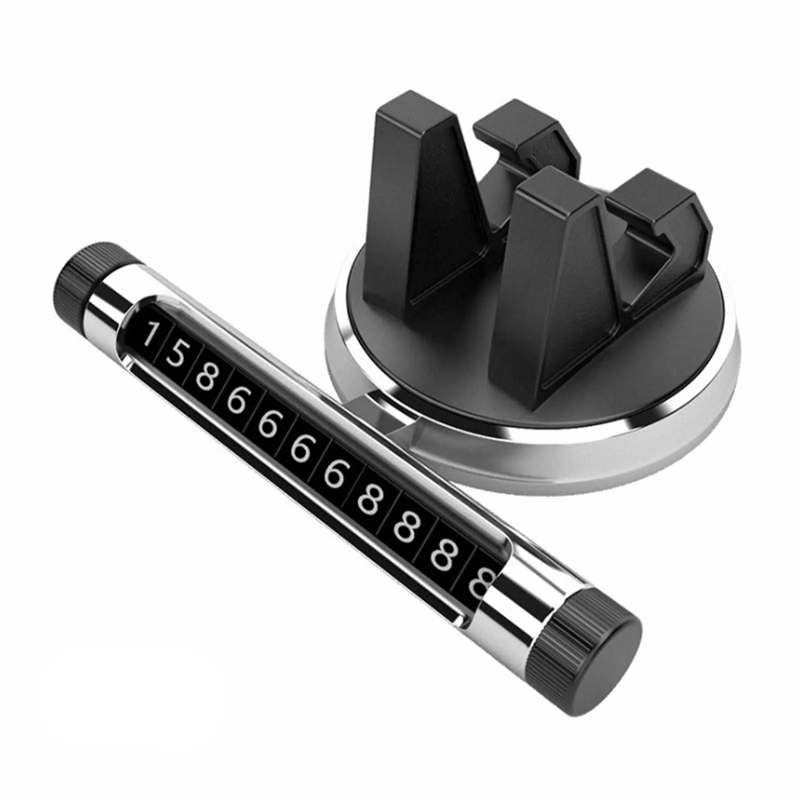 

Автомобильная табличка с номером телефона, автомобильная табличка с номером телефона с вращающимся автомобильным держателем для приборно...