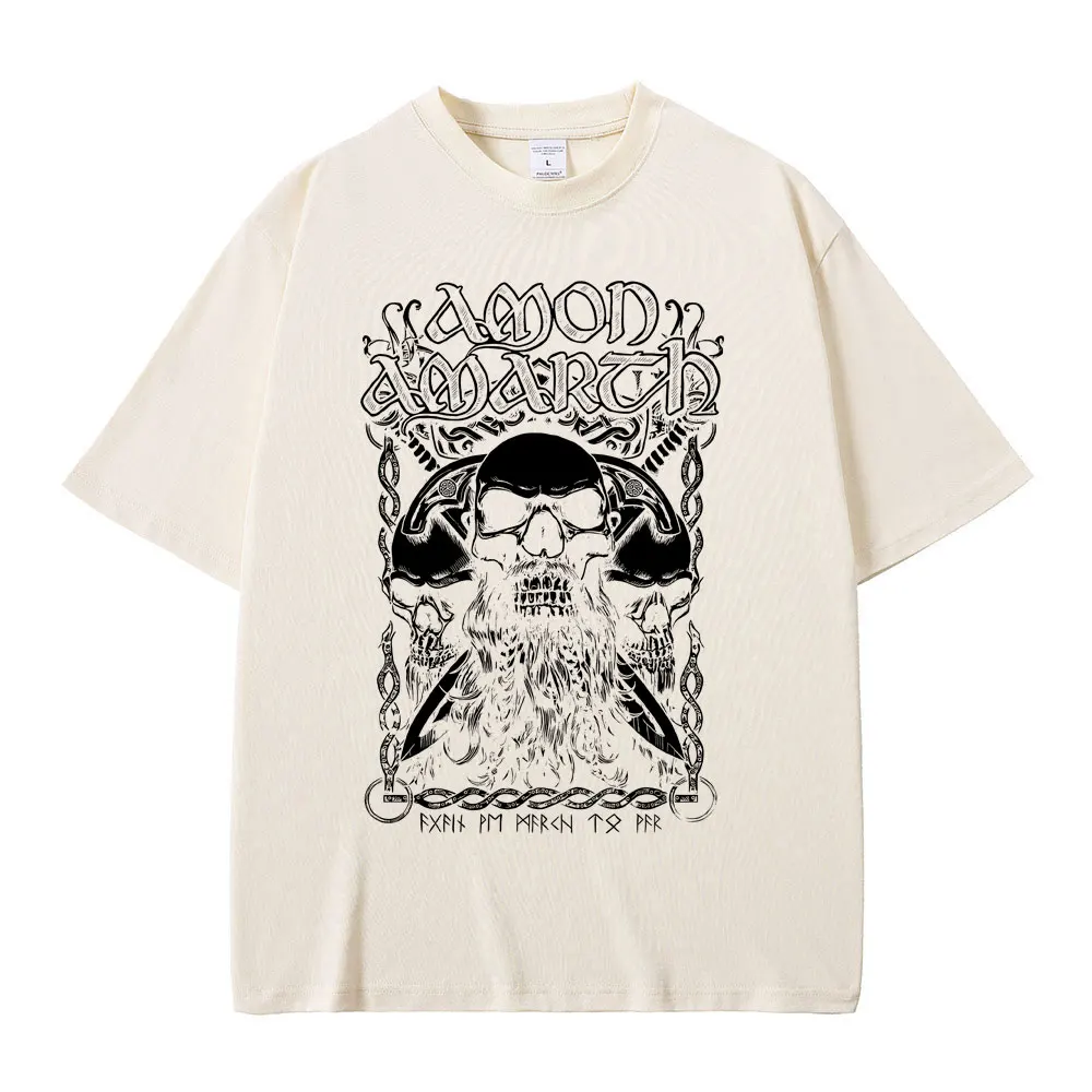 Мужская Винтажная футболка с эмблемой рок-группы Amon Amarth Jomsviking альбомная рисунком