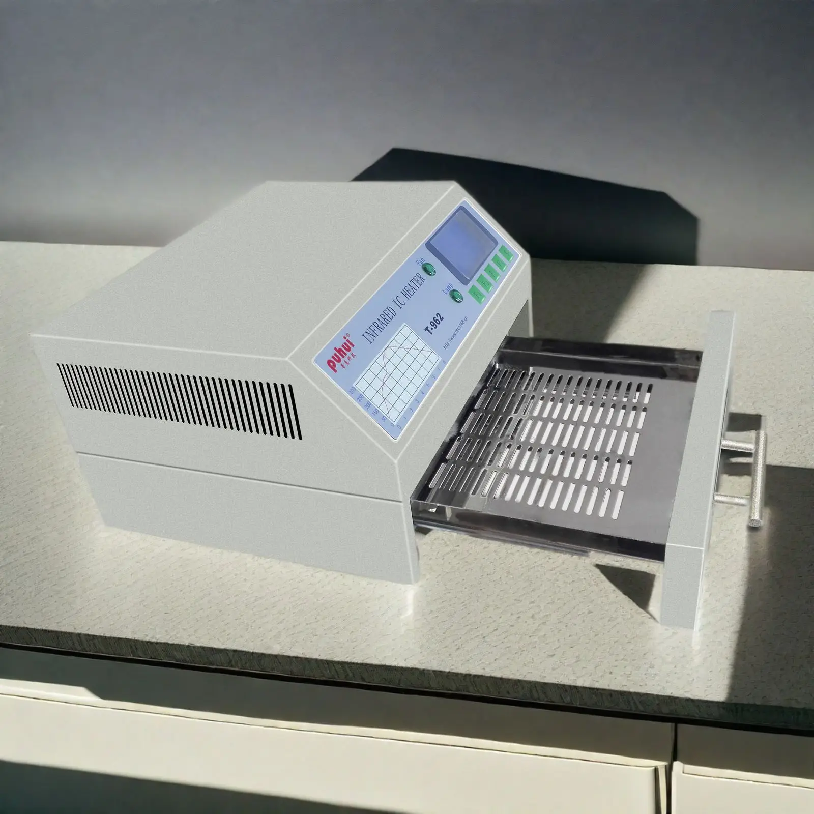 T962 Печь для припоя оплавлением BGA SMD SMT Rework Sation T 962 оплачива волновой печи PUHUI T-962