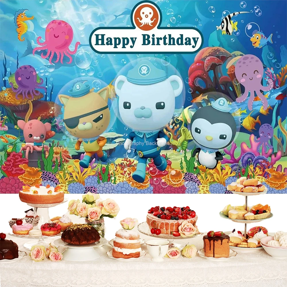 Фон для фотосъемки с октонавтами мальчиков размеры в ассортименте