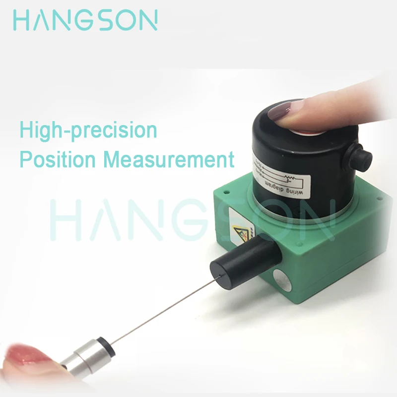 Датчик перемещения каната RS485 0-10 в линейный датчик положения 0-20 мА кодировщик