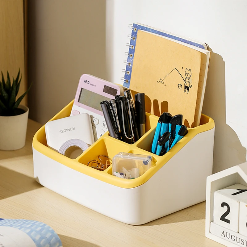 

Desk Storage Box Remote Control Sundry Box Office Storage Box Stationery Office Supplies Stationery Organizer Desk Organizer