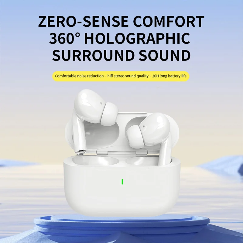 Фото Беспроводные Bluetooth-наушники Air Pro 2025, TWS-гарнитура, Hi-Fi наушники с шумоподавлением, водонепроницаемые для IPHONE Android №3