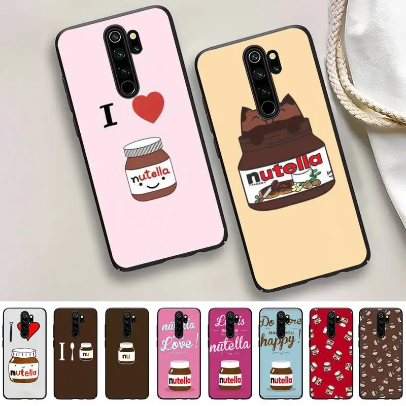 

I Love Kawaii nutella Phone Case for Redmi 5 6 7 8 9 A 5plus K20 4X S2 GO 6 K30 pro