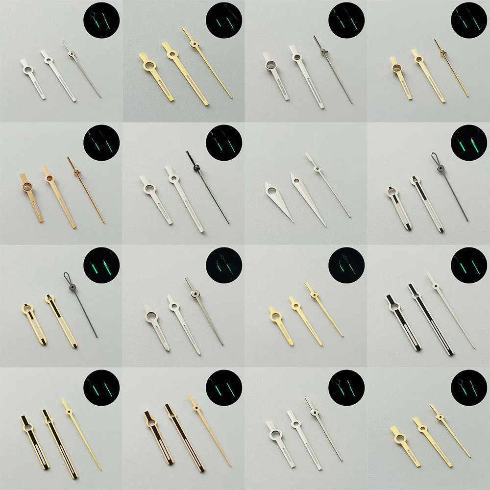 Зеленые светящиеся часы-указатель ETA 2836 2824 часы с механизмом аксессуары для