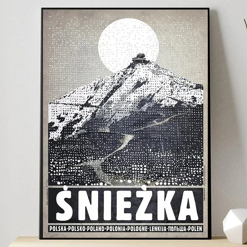 Винтажный Постер Произведение Искусства Biebrza Solina Zakopane Холст С Принтом Настенный