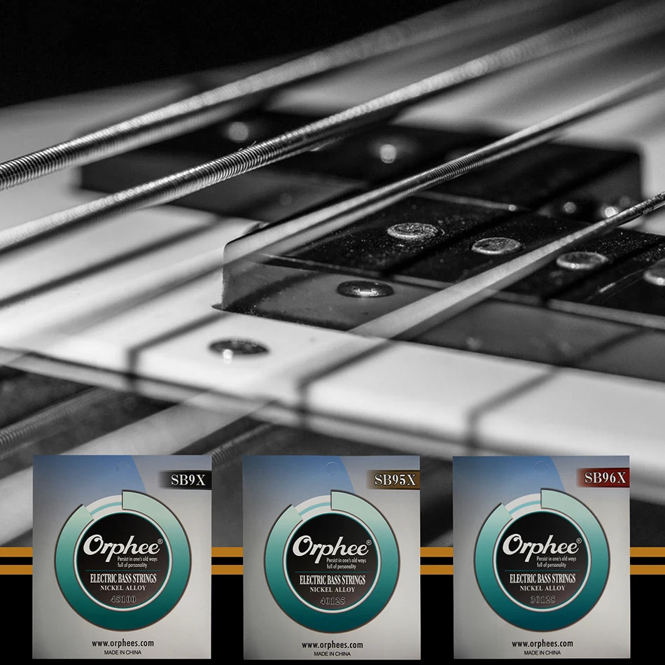New Orphee SB96X Professional For 6 Strings Electric BASS Nickel Alloy String Bass Strings Normal Light 6 Strings/Set