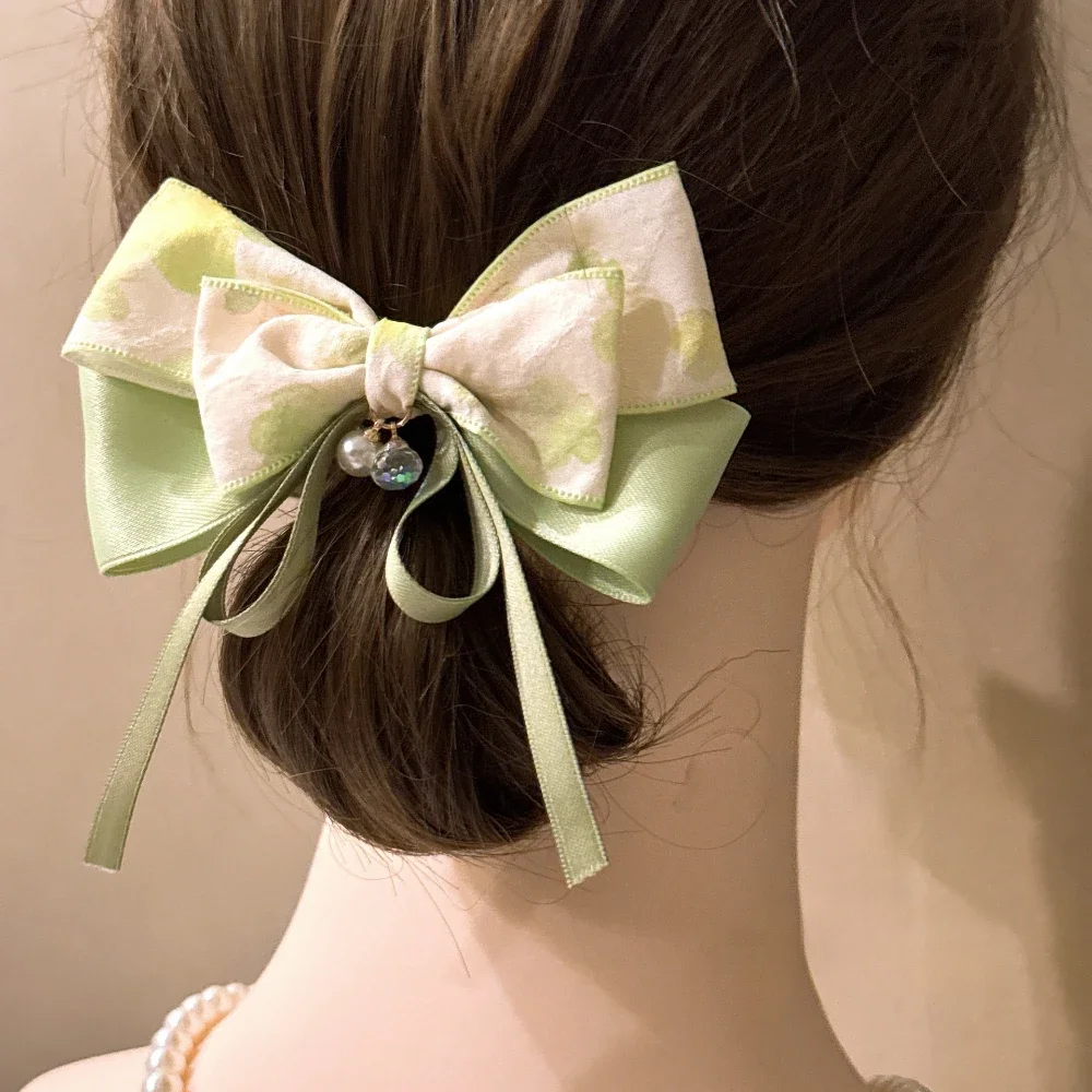 Элегантная тканевая лента speedclassic Цветочная Лента металлическая заколка для