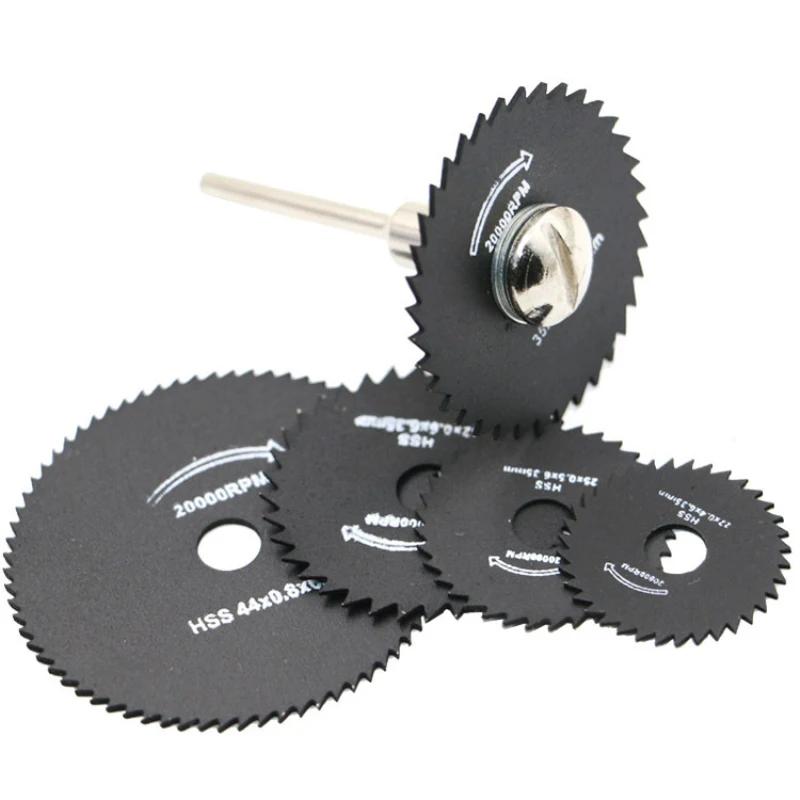 

6/7Pcs HSS Circular Saw Blade Stitch Cutting Discs Tool Dremel Metal Cutter Power Tool High Speed Steel blades set Rotary Tool