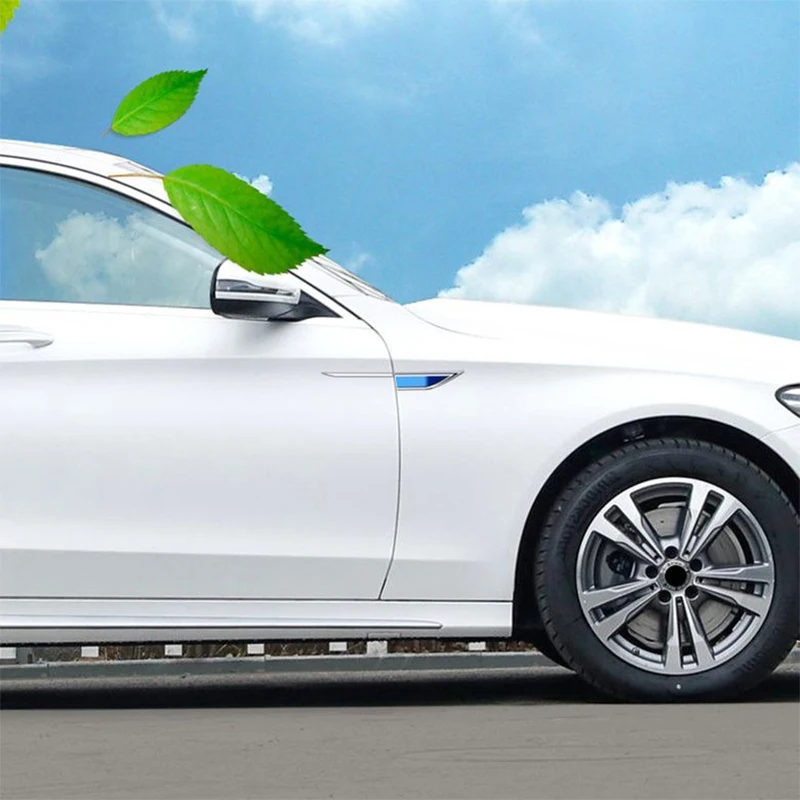 Наклейки на боковые лезвия крыла для автомобилей Mercedes Benz AMG W108 W126 W168 W203 W204 W205 W212 2