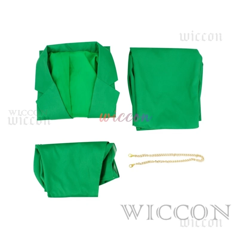 Movie Doctor Doom Cosplay Costume Mask Adult Unisex Green Uniform Coat Pants Suit Halloween Outfit Party