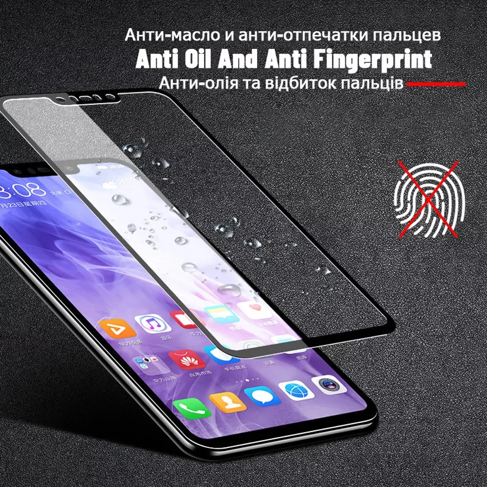 full cover for huawei p smart Z pro tempered glass protective film p smart plus 2019 2018 phone screen protector