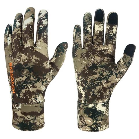 Мужские легкие камуфляжные охотничьи перчатки UPF 50 + HG05