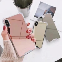 jome luxury clear makeup mirror tpu case for iphone xs max xr 13 12 11pro max cover for iphone 7 8 6plus 11 pro phone case