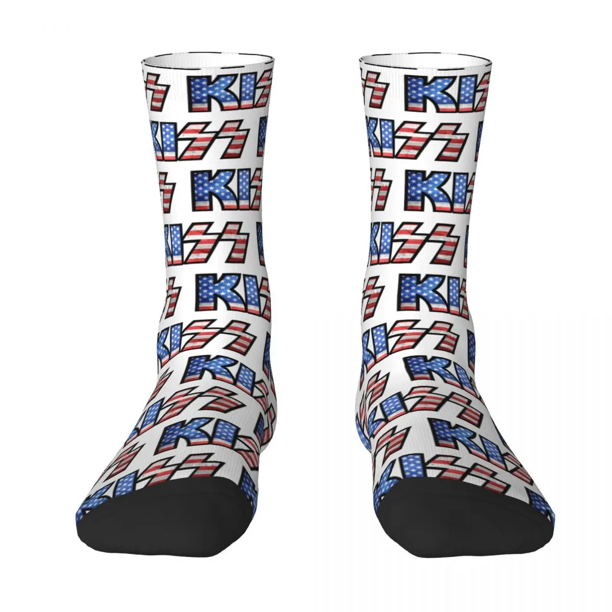 KISS Logo - American Flag Adult Socks,Unisex socks,men Socks women Socks