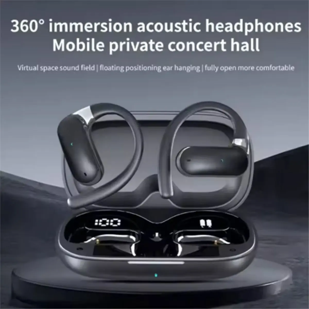 Фото РЕКОМЕНДАЦИЯ     Наушники Q65 AI Smart Translation с функцией Bluetooth-звонков, беспроводная гарнитура, HD-голосовое сопровождение, стереофонические наушники №1