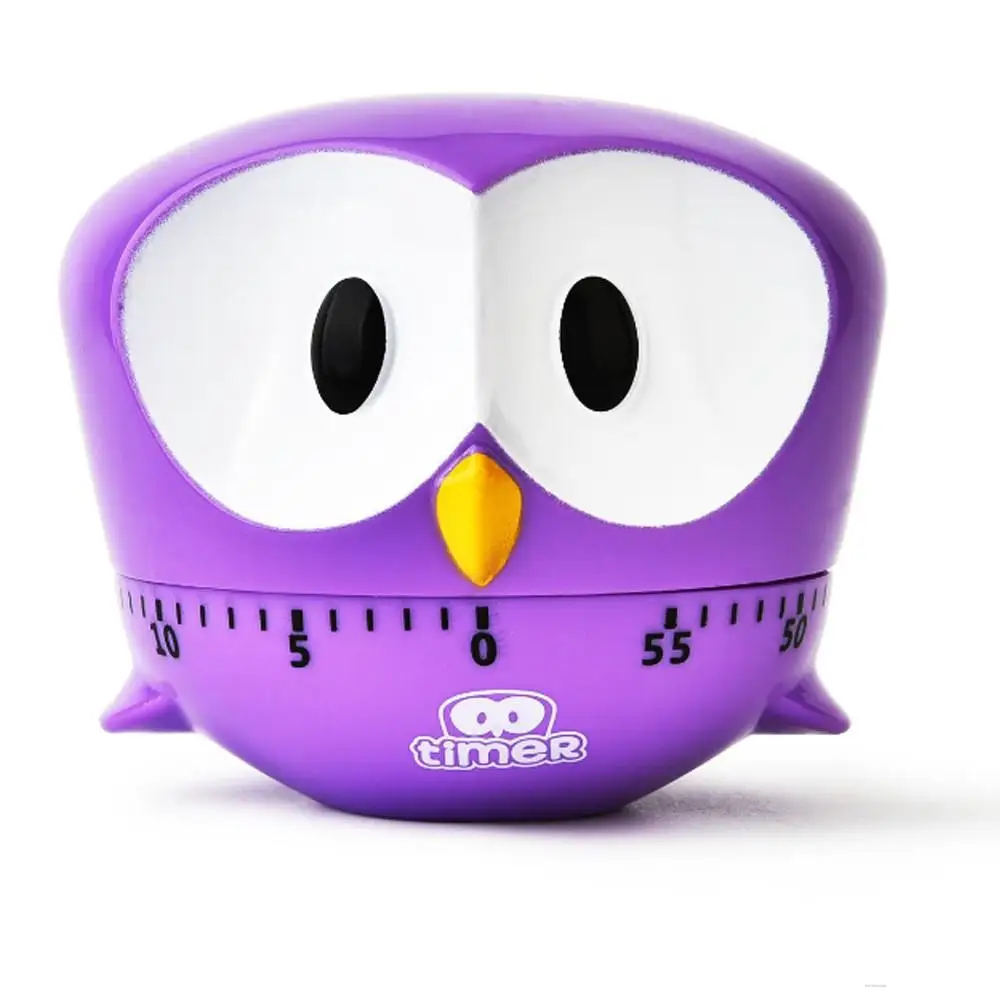 

Cute Owl Kitchen Timers Practical Cooking Baking Bell Clock Creative Big Eye Eagle Shaped Desktop Decoration Kids Timer Digital