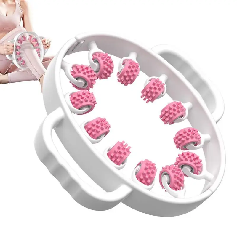 

Circular Muscle Roller 360-degree Rotation Handheld Rolling Massager Muscle Relaxation Massager For Tension Unique Gifts For Gym
