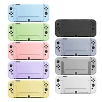 tpu case split housing shell host protective cover grip skin for ns switch oled drop shipping