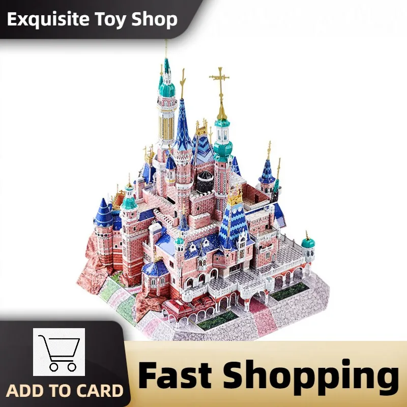 

3D Metal Puzzle IRON STAR Dream Castle Model kits DIY Assemble Model Toys for Children Gift for Girlfriend