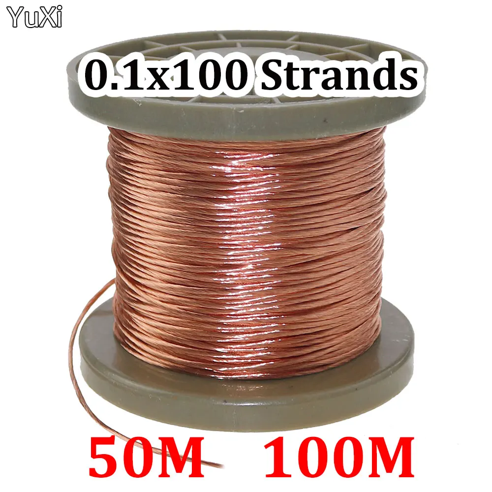 

YUXI Литая медная проволока 0,1x100 нитей