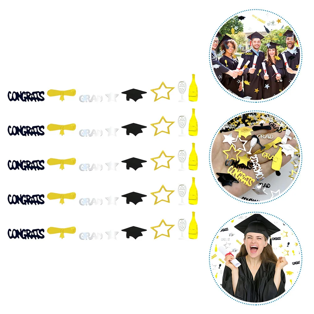 

1 Pack Sprinkles Decorative College Graduation Decorations Graduation Party Decor Graduation Table Scatter